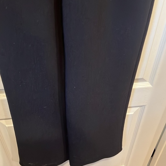 Gal Meets Glam Black SS Wide-Leg Jumpsuit with Pearl Trim - Picture 6 of 10